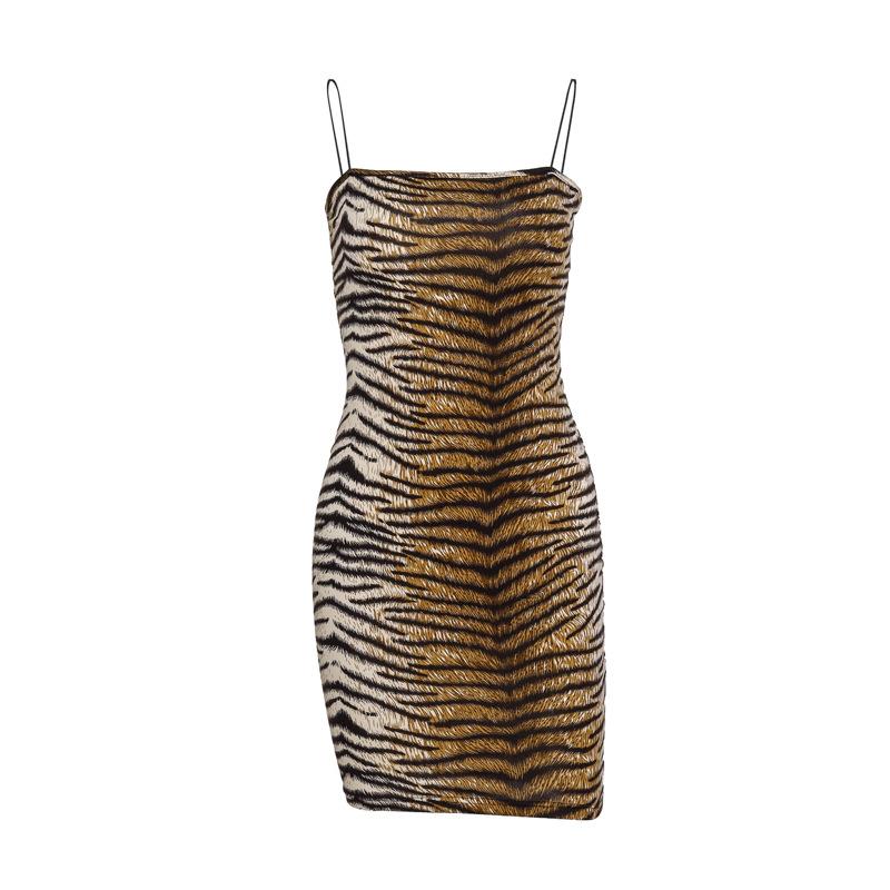 Sexy Animal Print Bodycon Mini