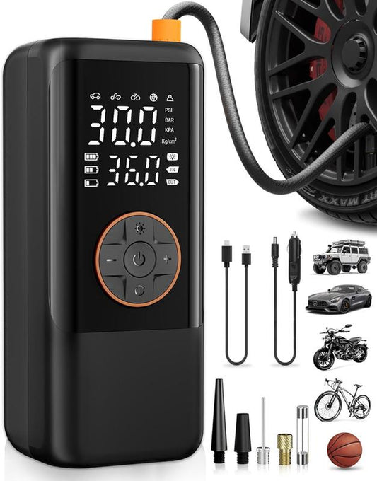 MAKELIFT HIGH-POWERED PORTABLE CORDLESS TIRE INFLATOR